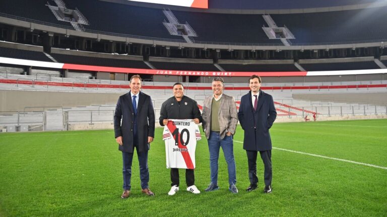 River anunció de forma oficial a Juan Fernando Quintero como nuevo refuerzo