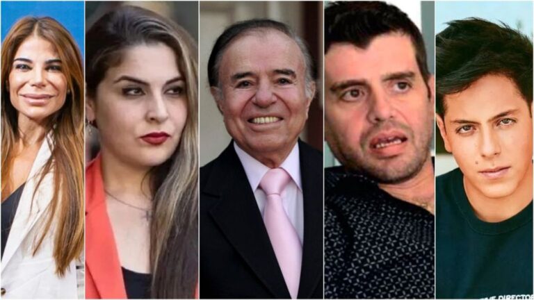 Lo que la ficción esconde: hay dos hijos y una nieta de Menem que no aparecen en la serie