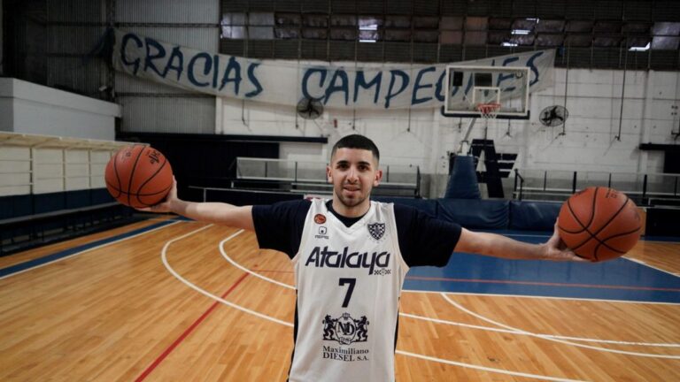 Básquet, una historia de amor con Atalaya: Facundo Maruelli, el héroe con capa azul