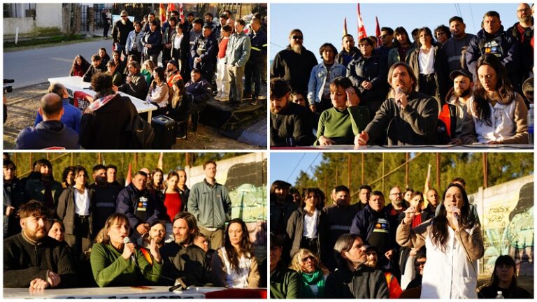 Diario de campaña: Del Caño y Del Plá presentaron candidatos del Frente de Izquierda en la Primera Sección