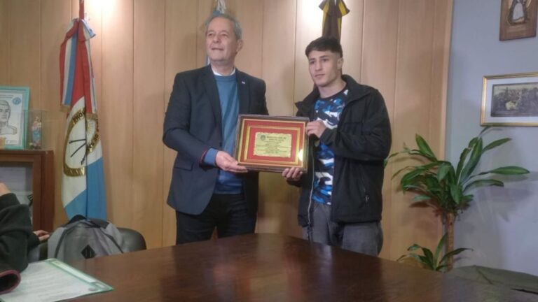 La emoción de Mirco Cuello al volver a Arroyo Seco como campeón del mundo: «Mi abuelo estaría orgulloso»