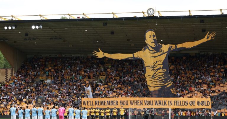 El impresionante mural del Wolverhampton para homenajear a Diogo Jota