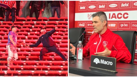 Julio Vaccari se pronunció por primera vez tras los incidentes en la Copa Sudamericana: «El fútbol tiene que estar triste por lo sucedido»