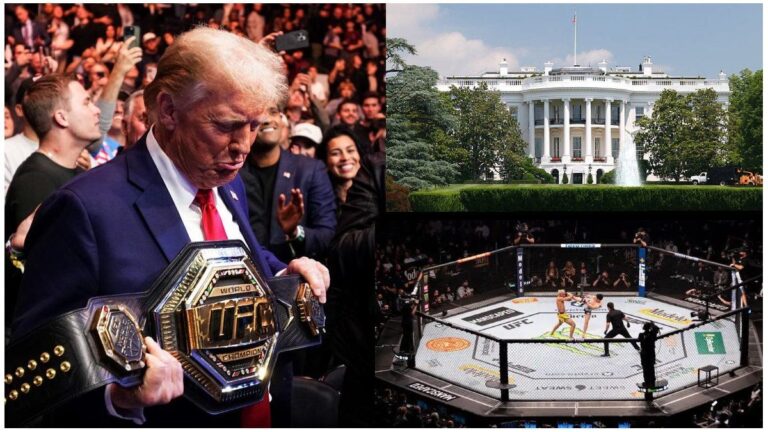 El presidente de UFC se reunió con Donald Trump y confirmó que el evento en la Casa Blanca «está en marcha»
