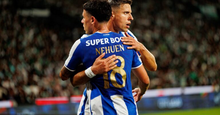 Después de seis años, Nehuén Pérez reactivó una marca negativa en un clásico de Portugal