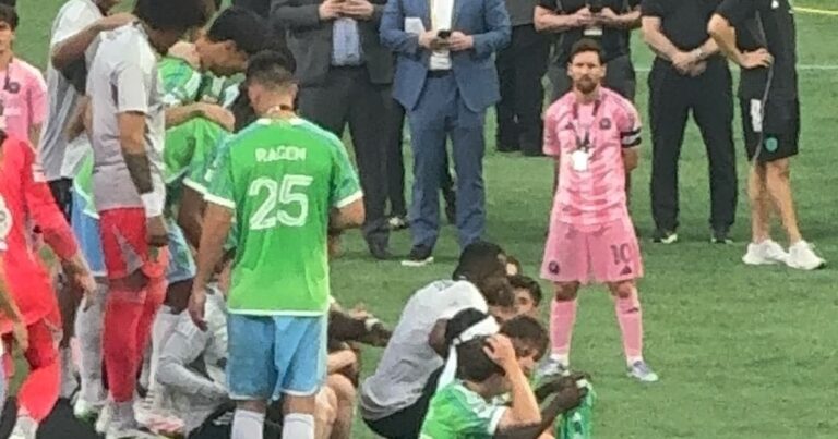 La noble actitud de Lionel Messi después de perder la final de la Leagues Cup con Inter Miami vs. Seattle Sounders