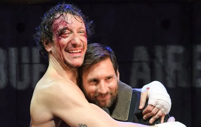 Lionel Messi fue a visitar a su amigo Nicolás Vázquez