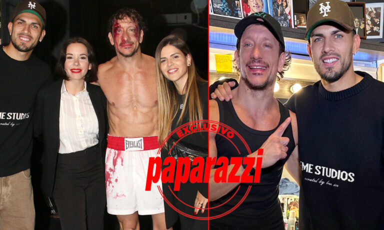 Fotos exclusivas! Leandro Paredes y Camila Galante fueron a ver Rocky para hacerle frente a los rumores de infidelidad