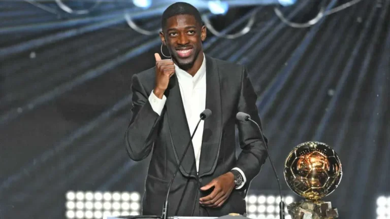 Ousmane Dembélé ganó el Balón de Oro tras una brillante temporada con el Paris Saint Germain
