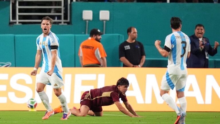 Messi en un palco y gol de Lo Celso para un nuevo triunfo de Argentina en otro tributo a Russo