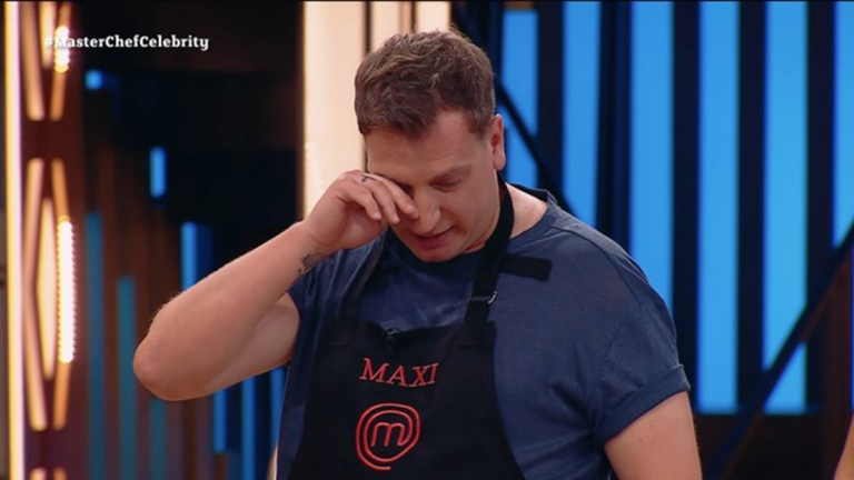 «MasterChef Celebrity»: Maxi López rompió en llanto en pleno programa
