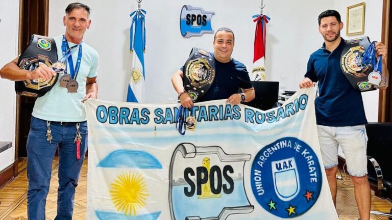 El karate de Rosario, de nuevo entre los top sudamericano con los Rosetto de estandartes