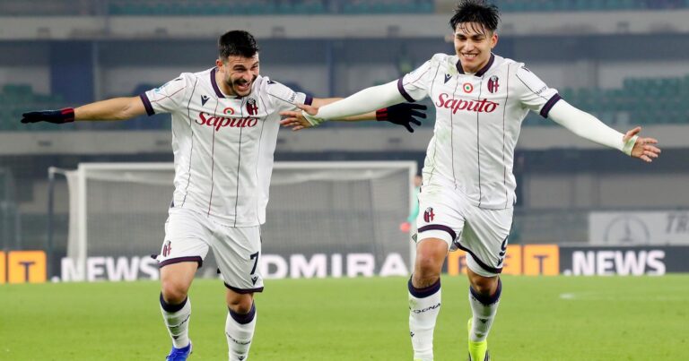 Bologna sueña de la mano de los argentinos: otro gol de Santi Castro y asistencia de Benja Domínguez para el triunfo contra Verona