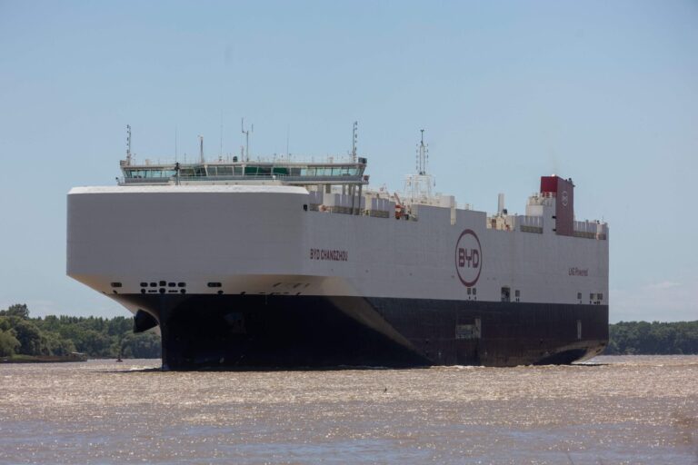 Llegó al país el primer barco con casi 7000 autos de una sola marca
