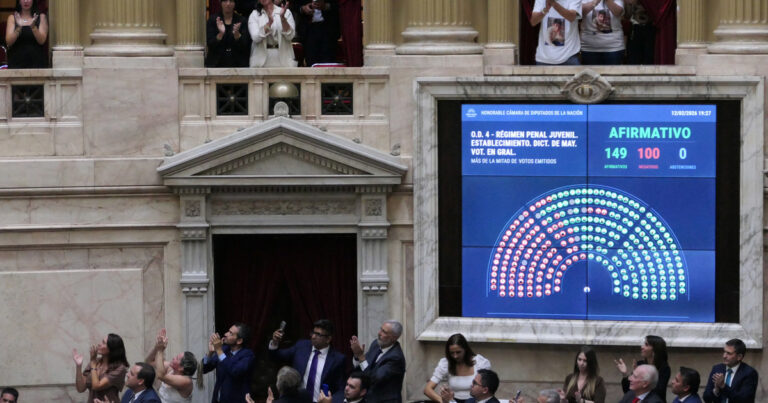 Uno por uno, cómo fueron los votos en Diputados para la media sanción de la reforma penal juvenil