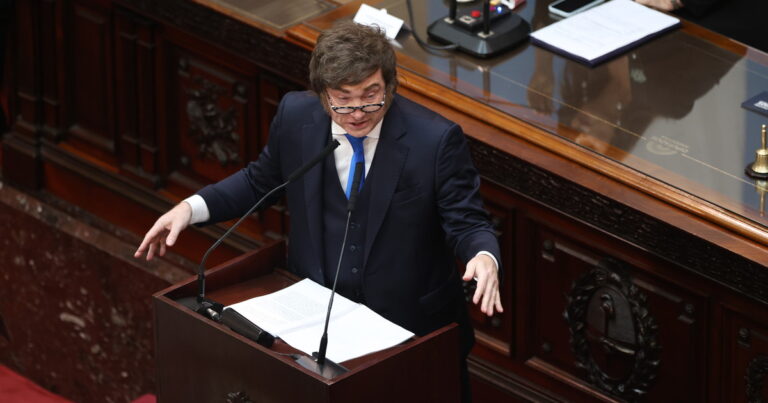 «Tobillera», «Chilindrina troska» y «el poeta»: las perlitas del discurso de Milei en el Congreso