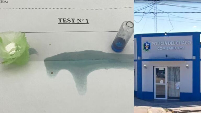 Chaco: intentó ingresar cocaína escondida en facturas a una comisaría y terminó detenido
