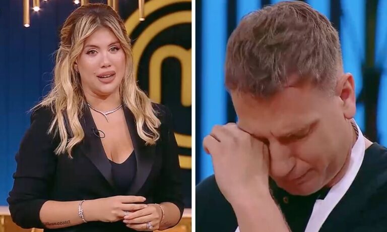 El momento más incómodo de Wanda Nara tras quedar eliminado Maxi López de MasterChef: llanto y confesiones